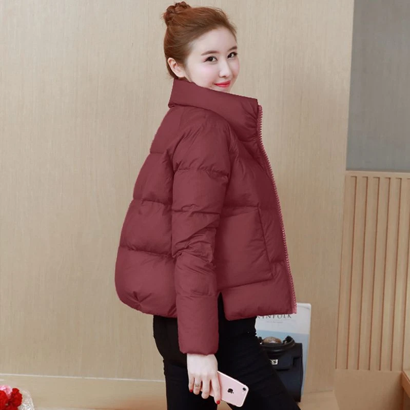 羽绒服短款立领轻薄2024冬季新款时尚小个子鸭绒加厚保暖外套