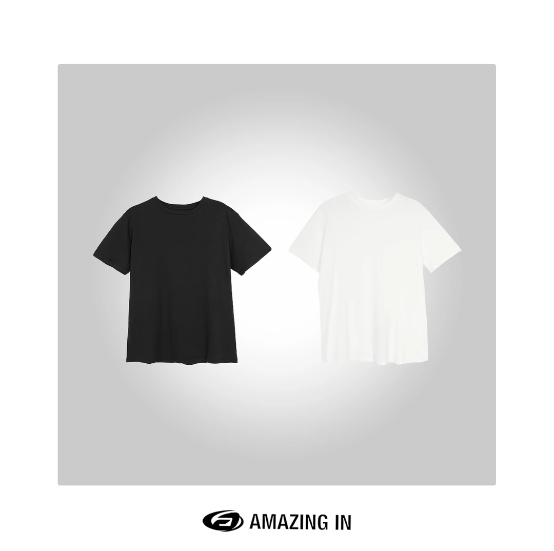 AMAZING IN | 1oo%埃及棉 | 轻薄透气短袖T恤 A250213-JM-T216425
