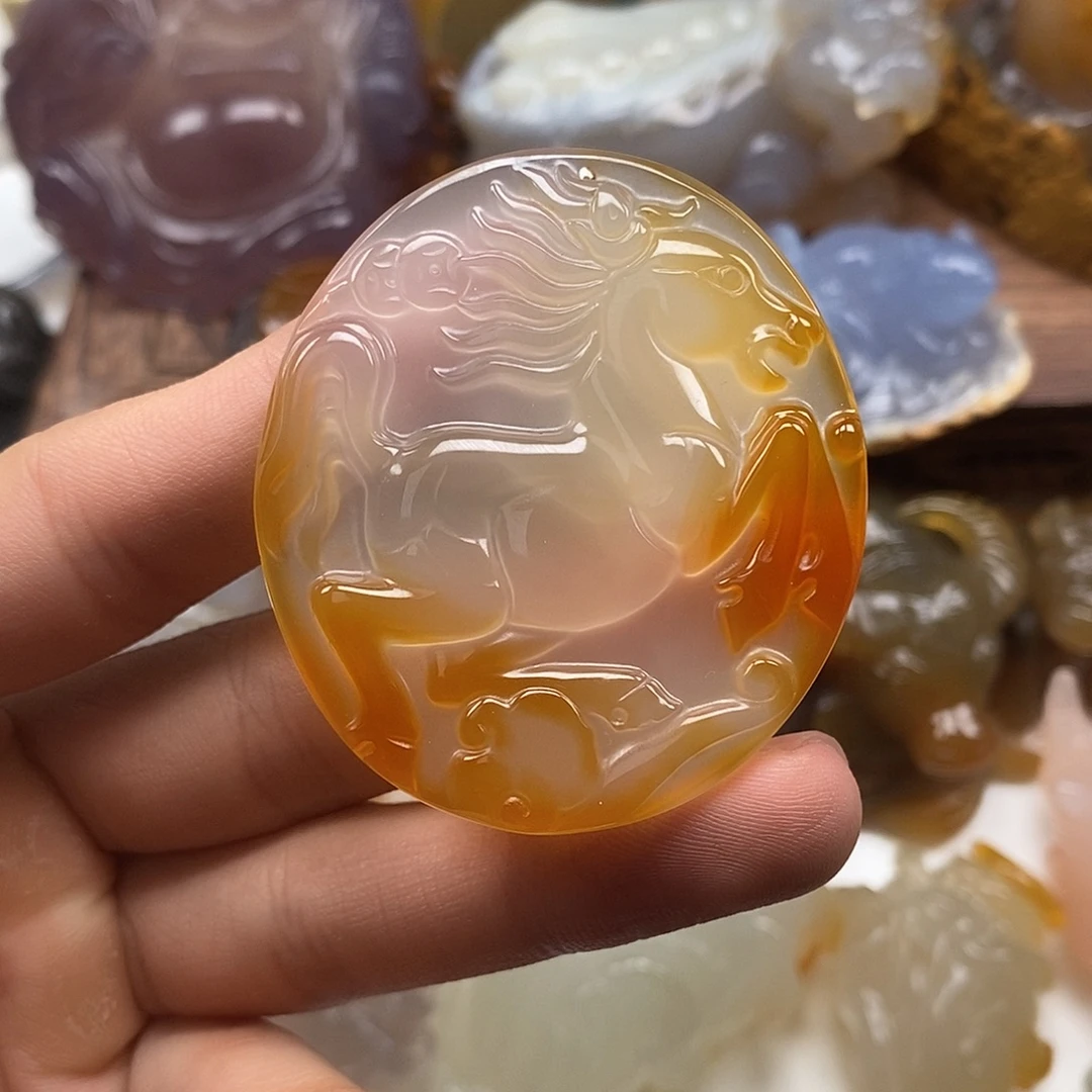 玛瑙/玉髓未镶嵌颈饰