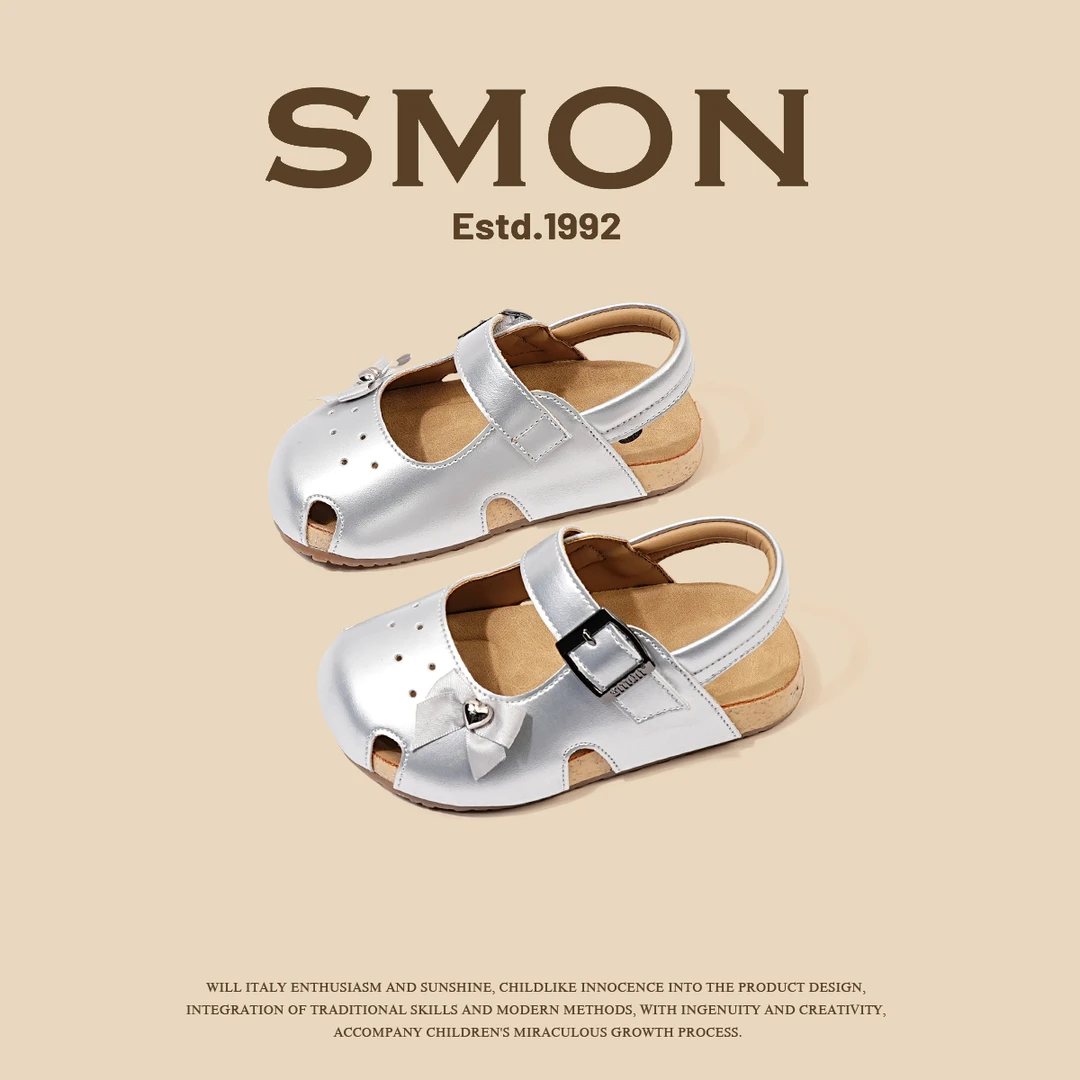 特价女童凉鞋新款女孩甜美公主鞋软底防滑宝宝鞋女小童银色沙滩鞋