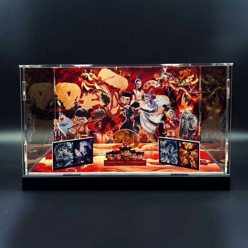 哪吒手办动漫亚克力电影魔童闹海珍藏产品