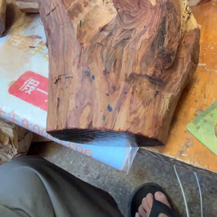 黑***C黄花梨/降香黄檀把件