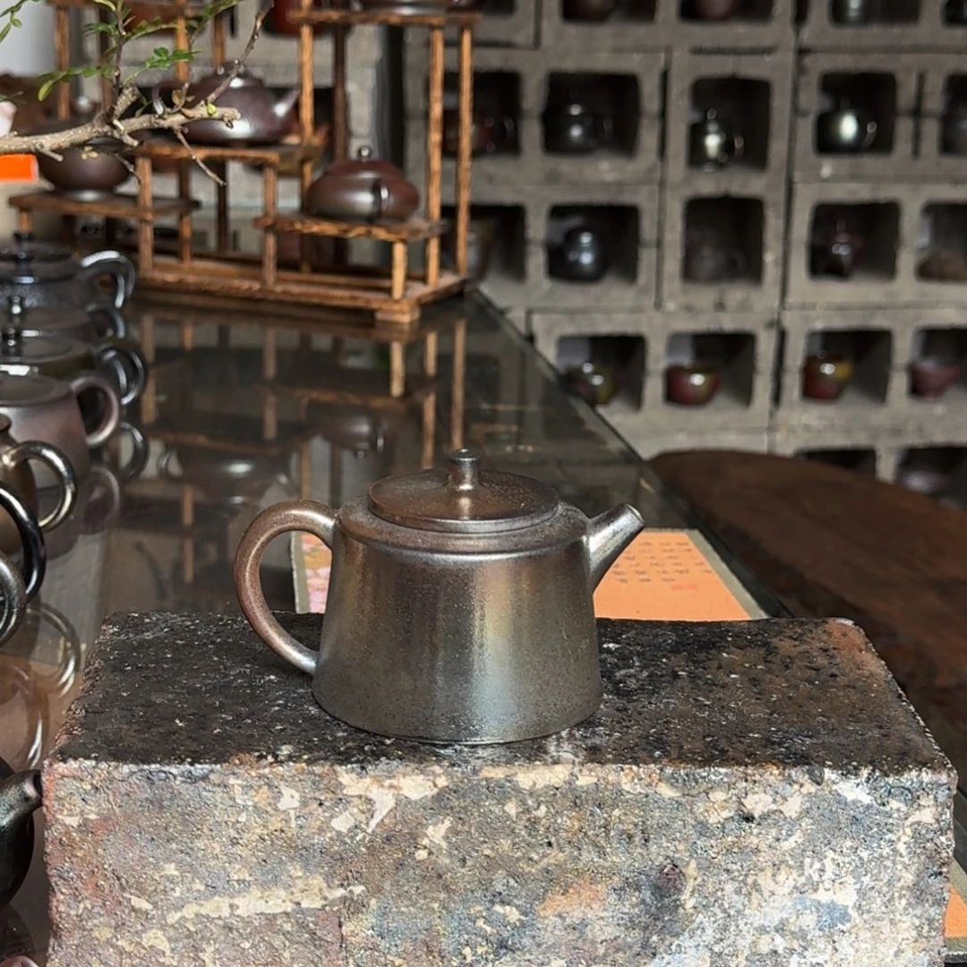 建水紫陶紫泥柴烧茶具