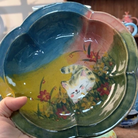 炉景德镇釉下手绘陶瓷