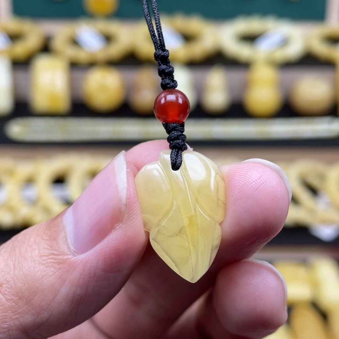 琥珀裸石未镶嵌琥珀蜜蜡