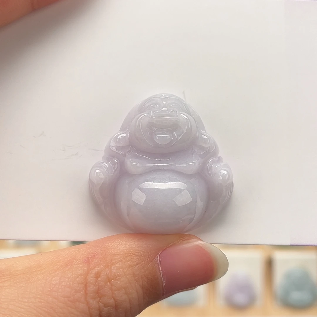 翡翠未镶嵌颈饰佛公