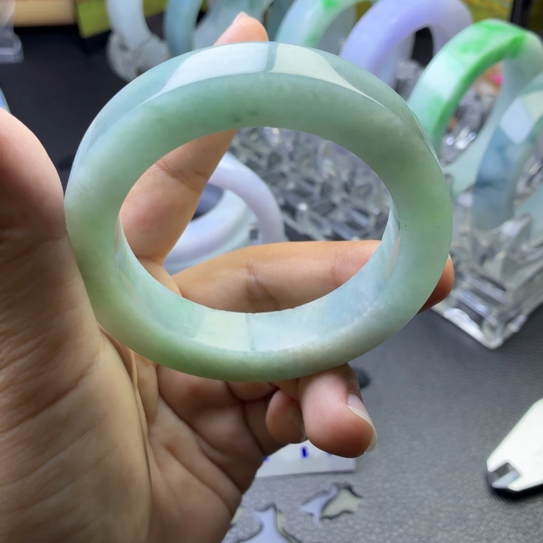 换***换定制翡翠手镯未镶嵌