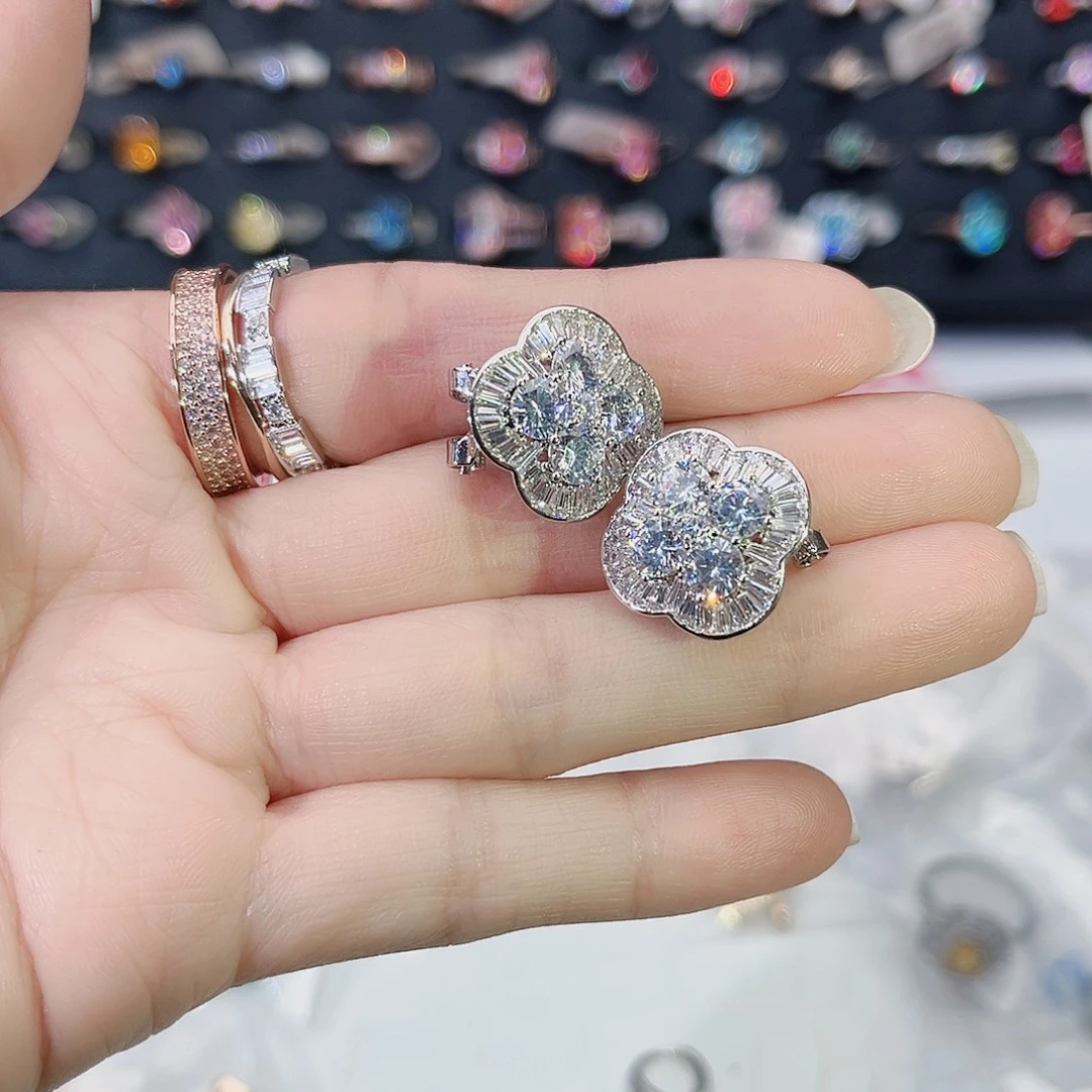 莫桑石非金属耳扣