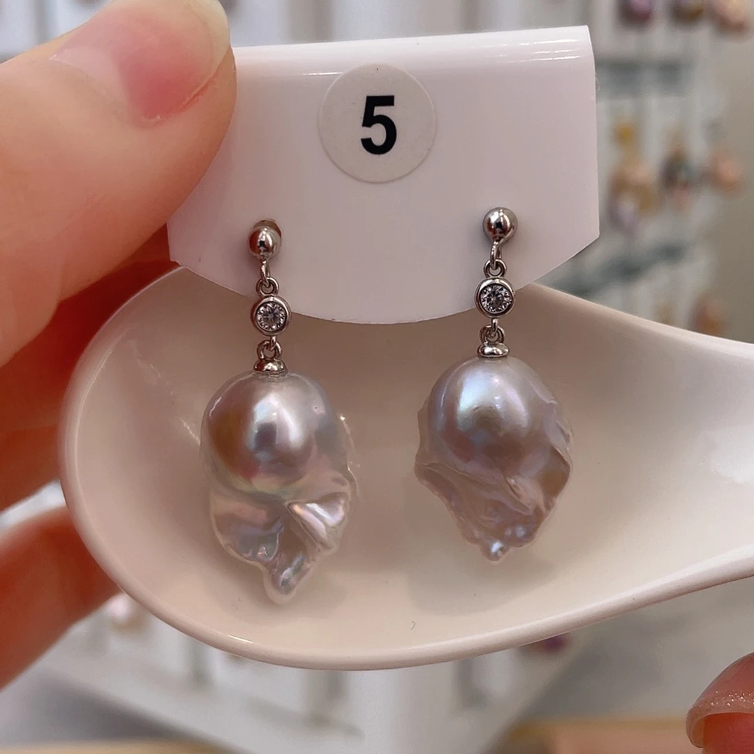 淡水珍珠颈饰银S925镶嵌?****?