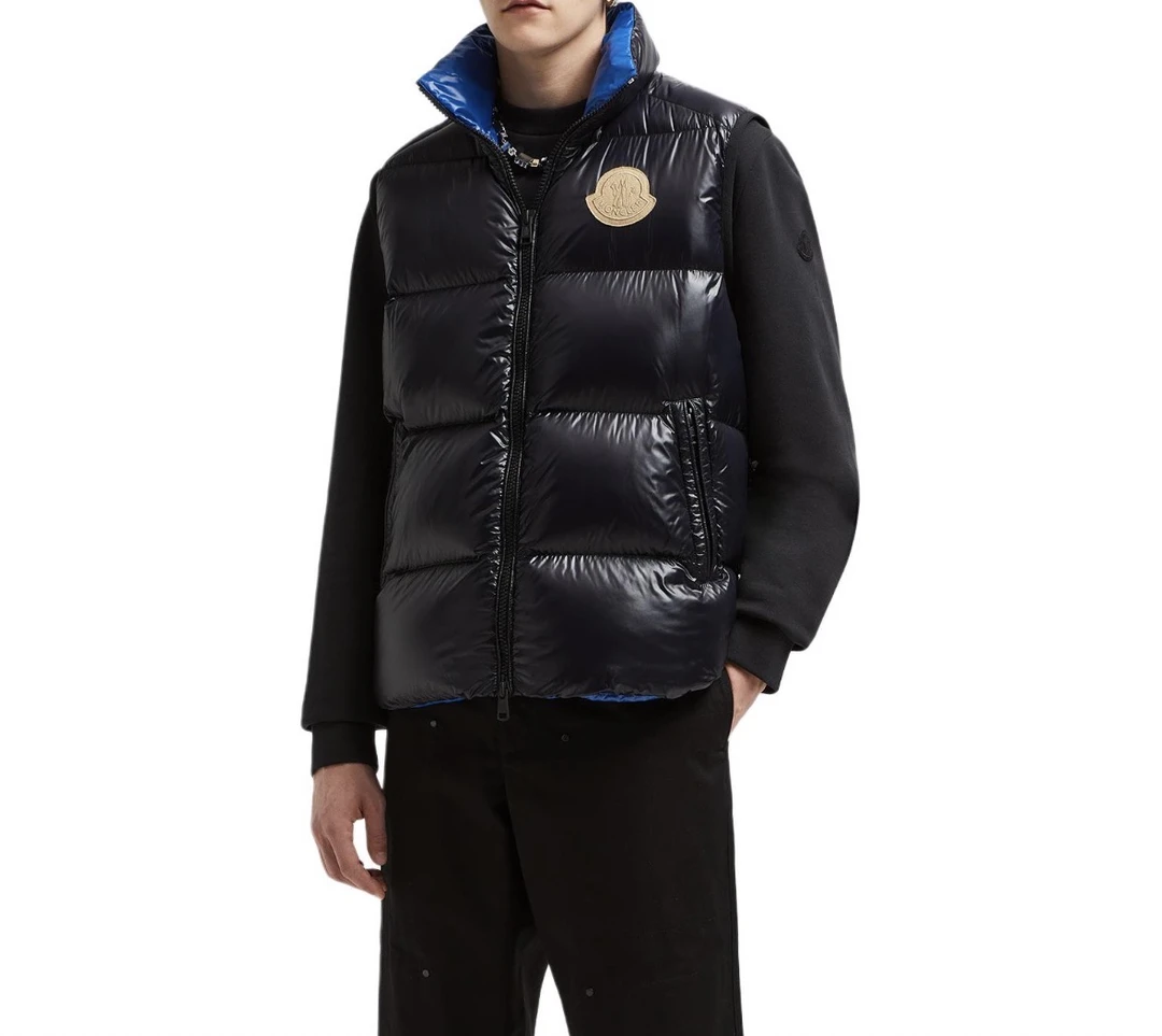 未使用 MONCLER SUMIDO  LY立领拉链口袋羽绒马甲 1A00189