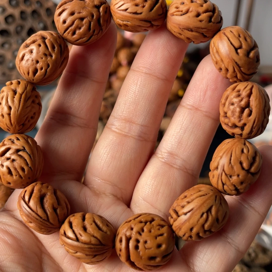 桃枭鬼脸深纹13颗