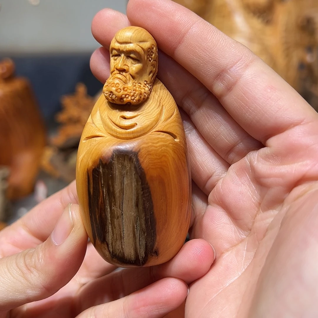 柏木（崖柏）崖柏木手把件摆件