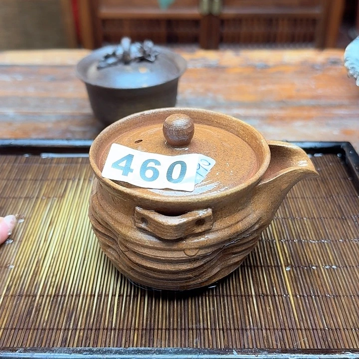 纯手工制作粗陶茶具