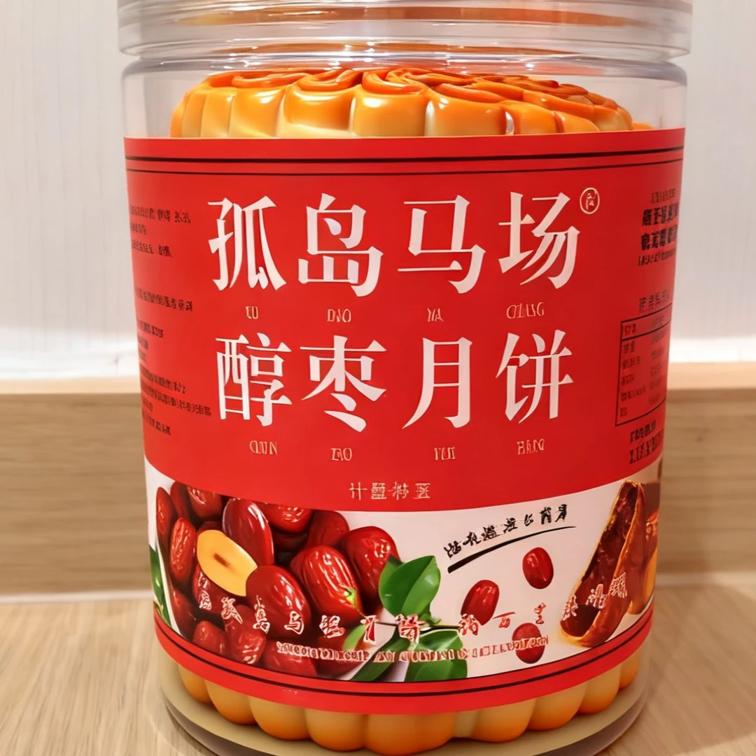 马场醇枣月饼醇枣入馅，一口沦陷这枚月饼把秋日枣香锁得死死的