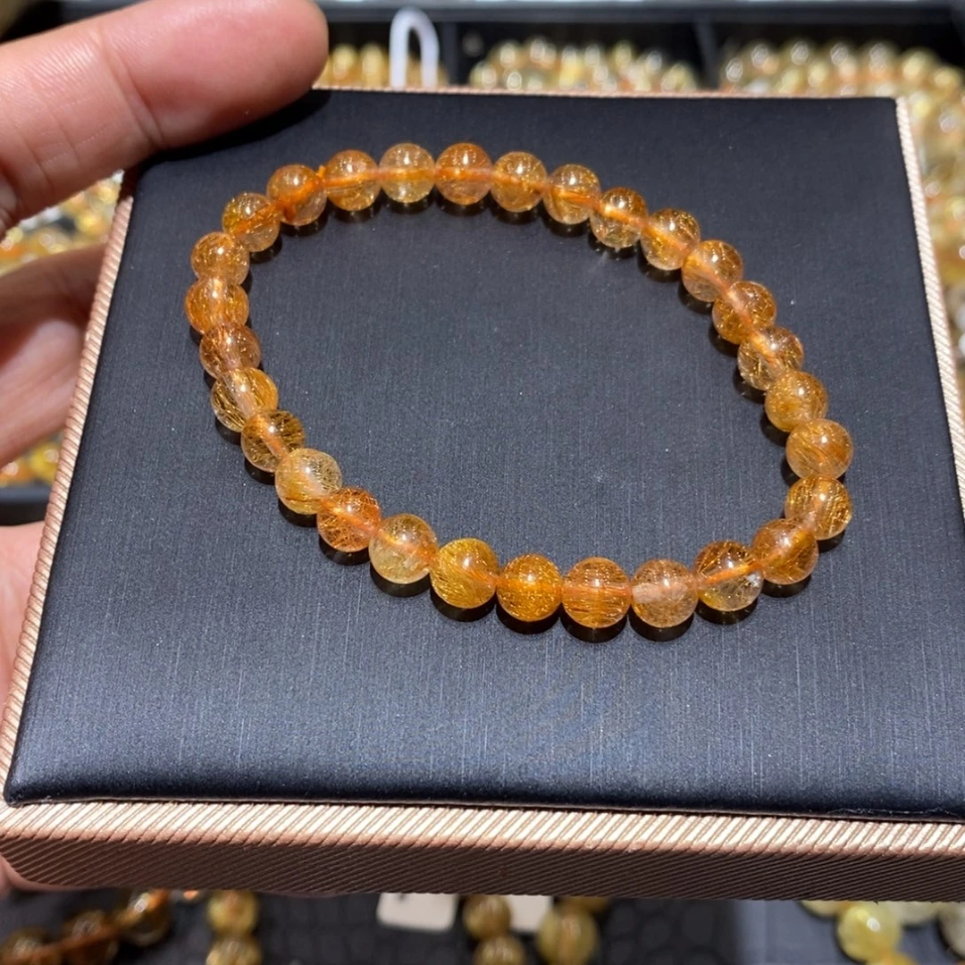 发晶手链未镶嵌铜发晶手链