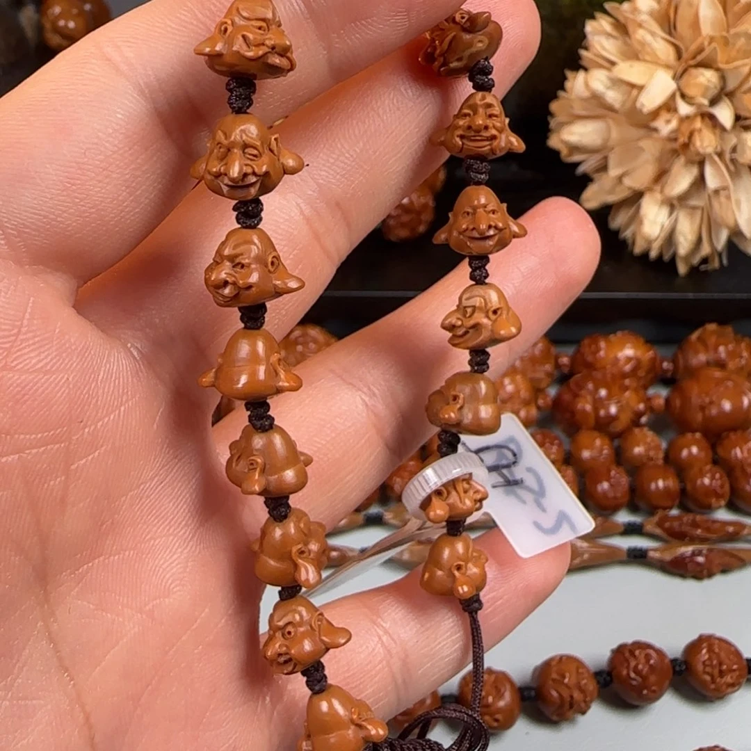 橄榄核手串/手链半****?玉明 1.1罗汉