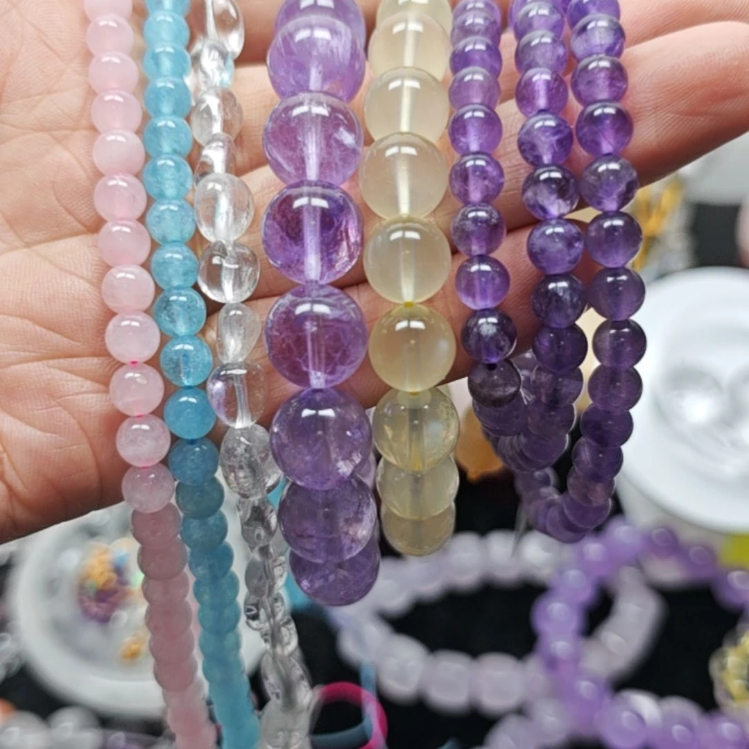 水晶手链未镶嵌紫水手链