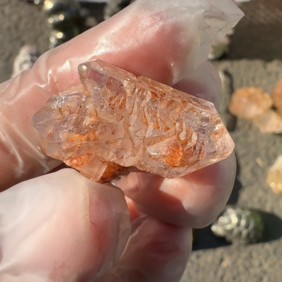 石材红泥骸骨双尖的一个