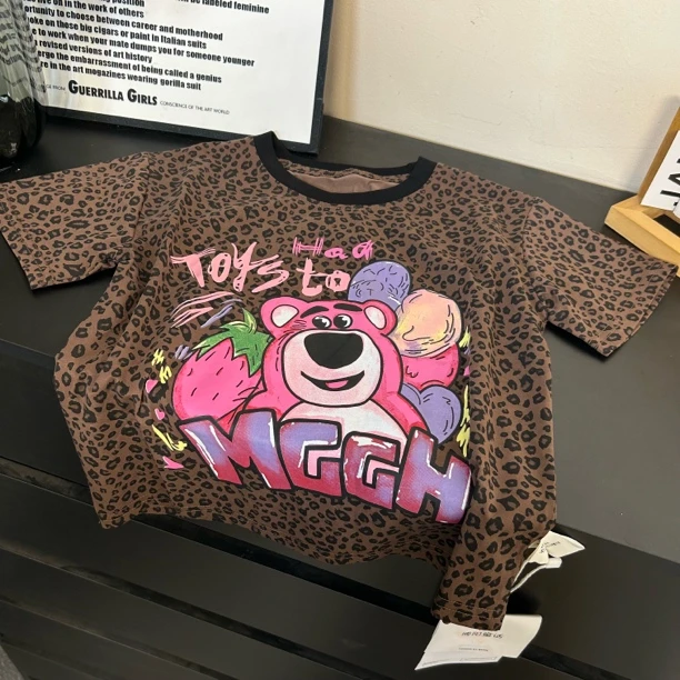 2156时尚潮流T恤男女童夏季