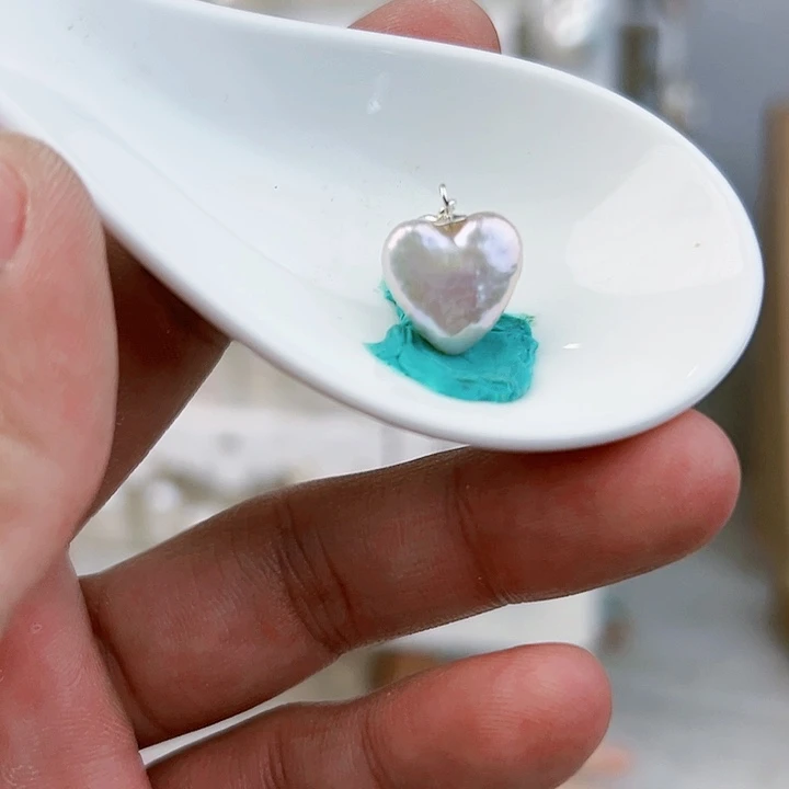 颈饰银S925镶嵌淡水珍珠