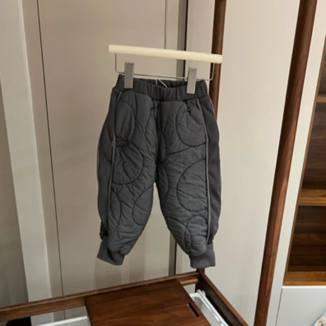 【编号P367】141380563-08-儿童休闲棉裤灰色-BBBR