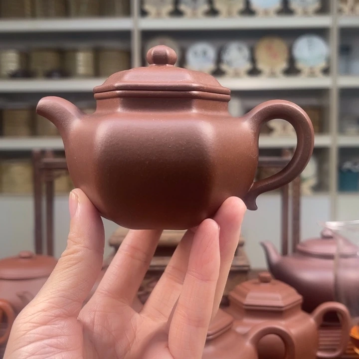紫砂茶壶點****…莲子底槽清