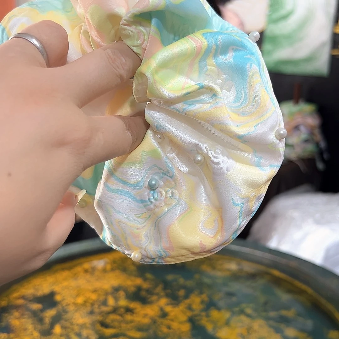 780精品圆饼发圈手作