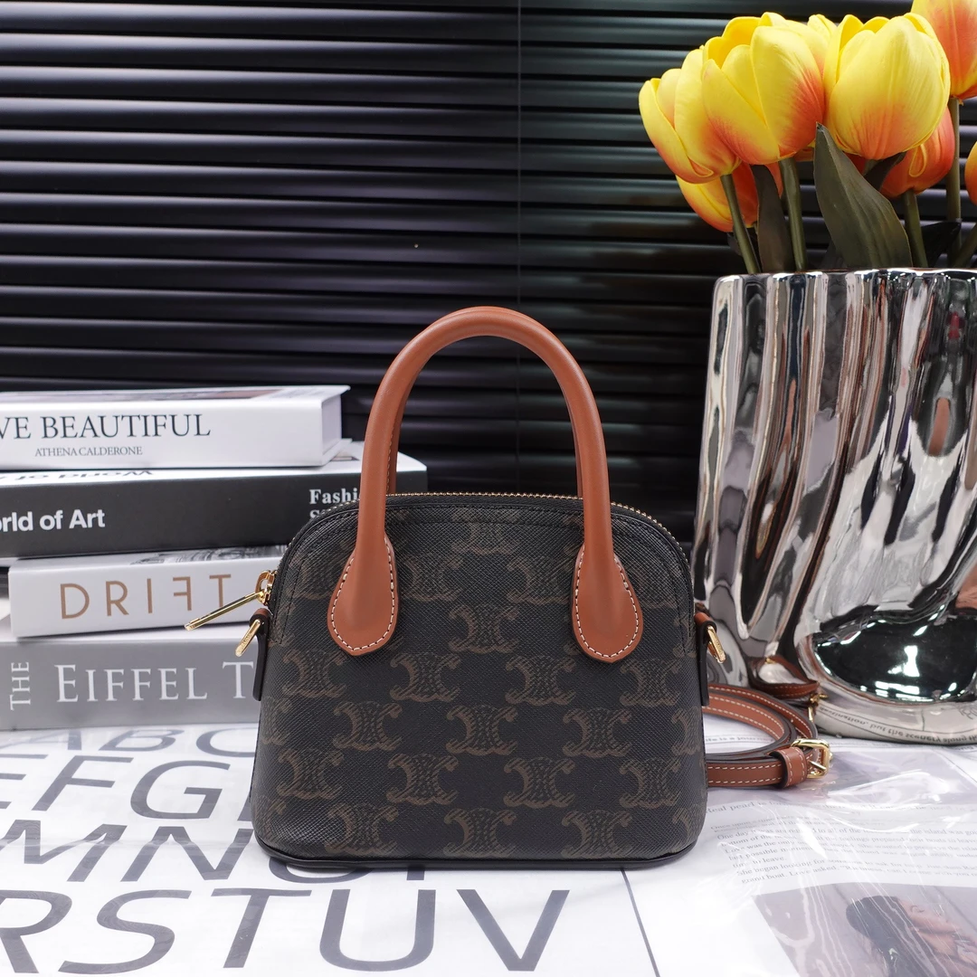 99新 Celine/思琳 老花手提斜挎包T10283823