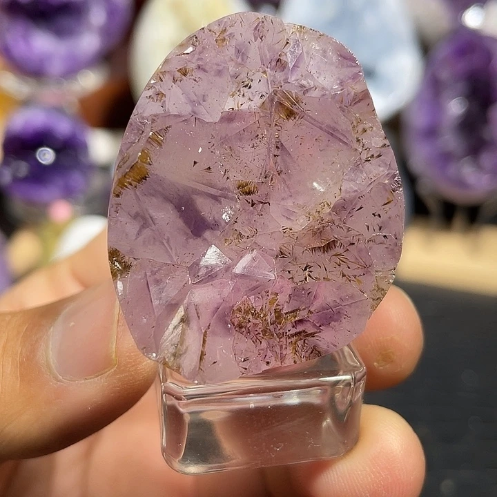 珠宝半成品水晶未镶嵌