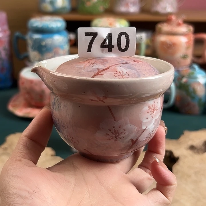 景德镇陶瓷手绘作品740微瑕