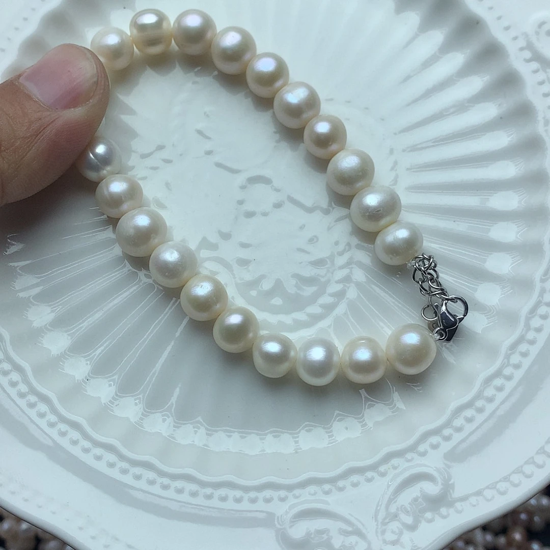 淡水珍珠8-9未镶嵌n7手链