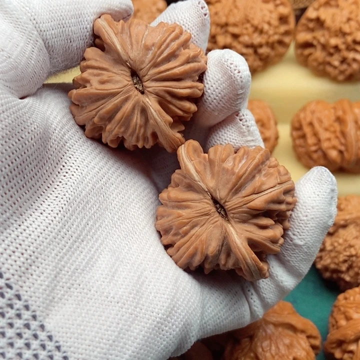 桃核吊坠平谷四座楼全42