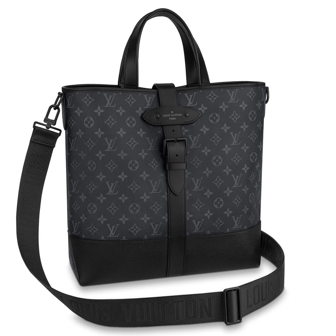 99新 LouisVuitton/路易威登 Saumur 6992男士手提斜挎包托特包