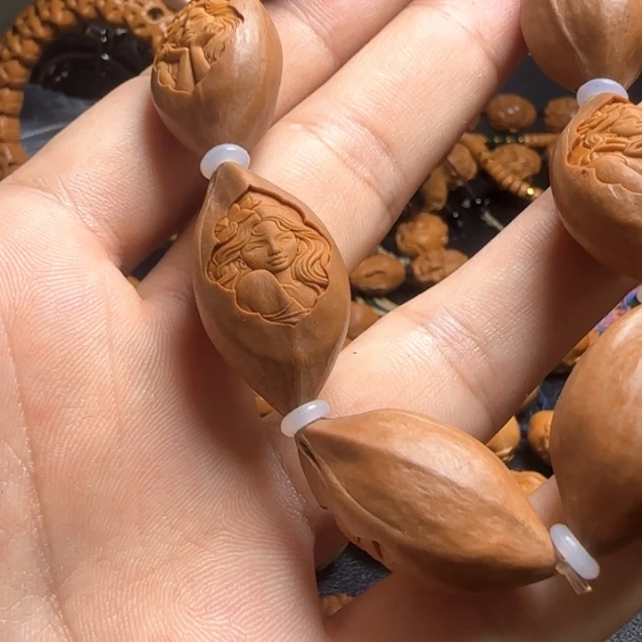 手串/手链橄榄核美女