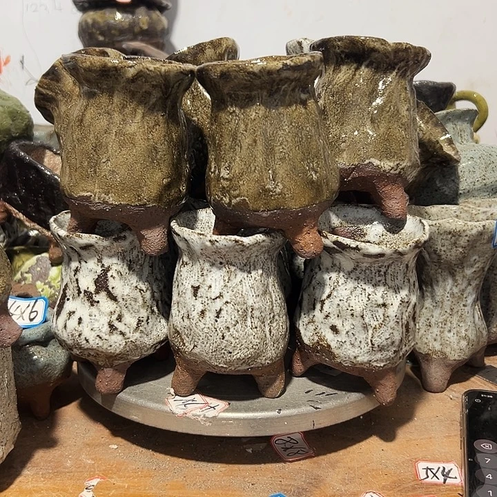 &***&粗陶花盆制作就这样了，现在