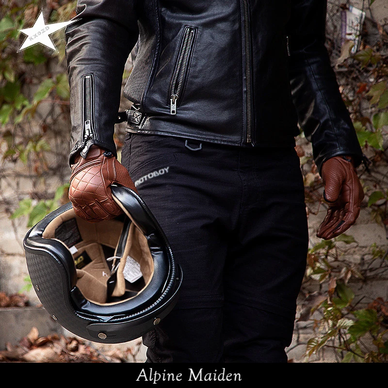 正品A星Alpine Maiden手套男防摔可触屏越野骑行四季机车赛车手套