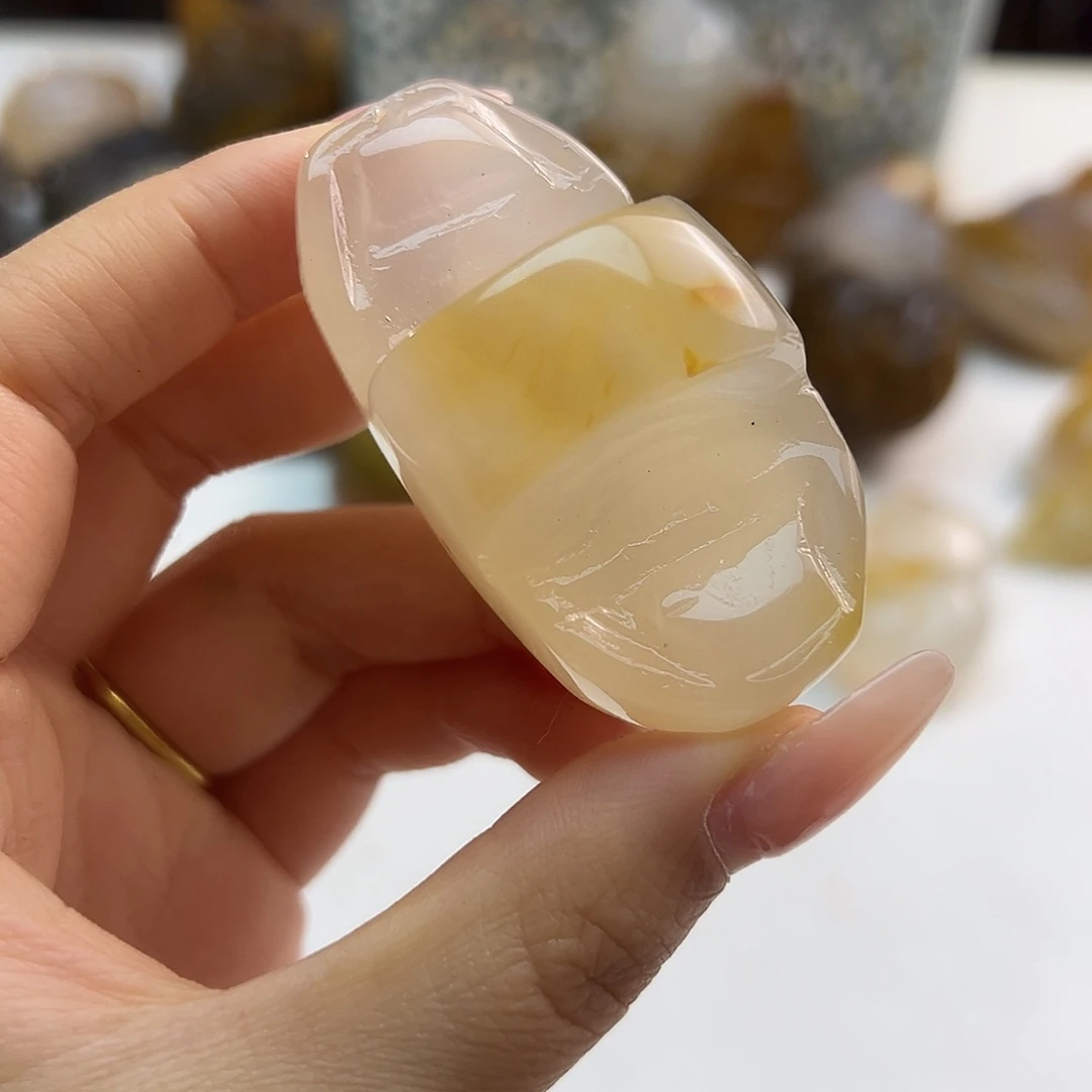 玛瑙/玉髓未镶嵌项链