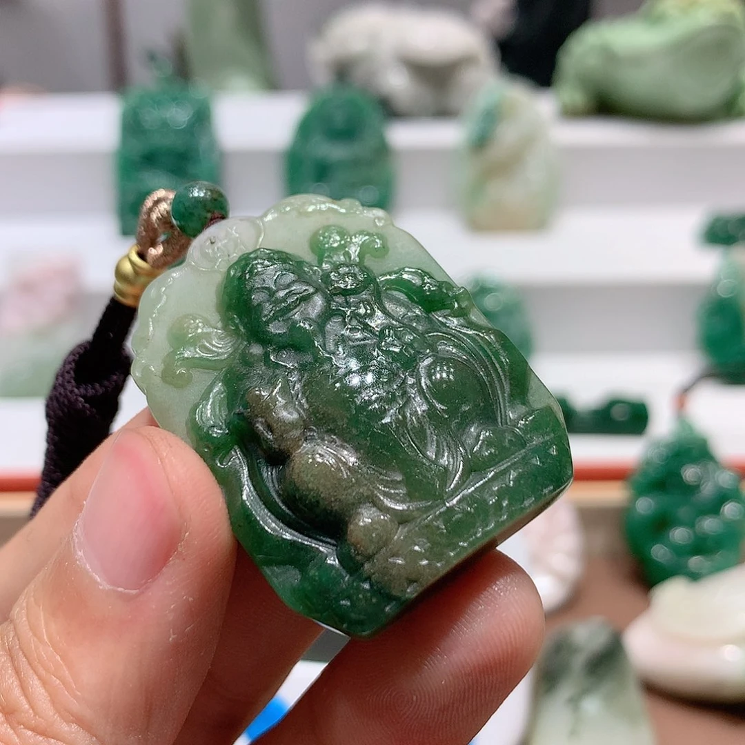 独山玉挂件未镶嵌郭*