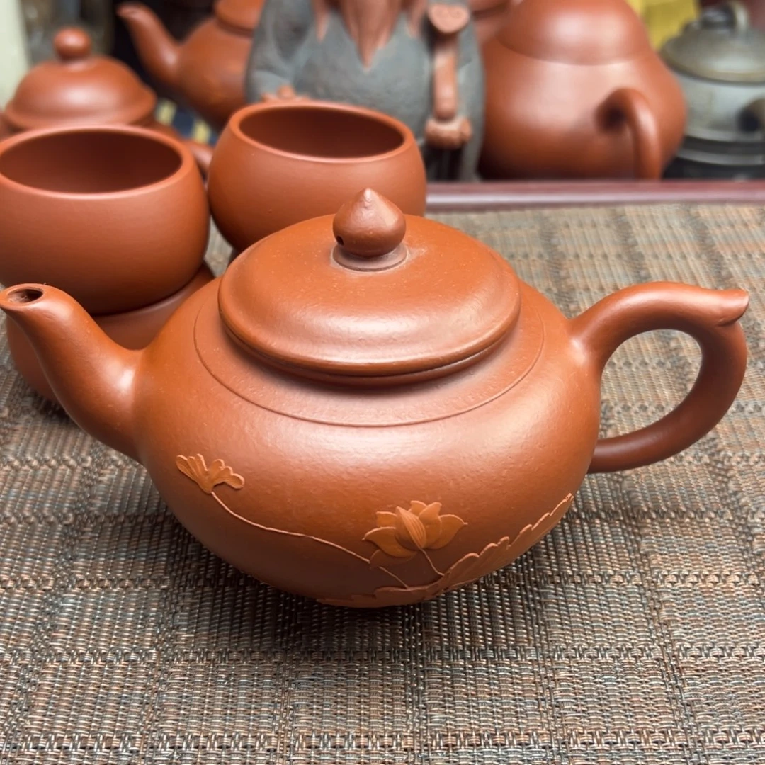 紫砂茶壶宜兴原矿紫砂壶350毫升容量