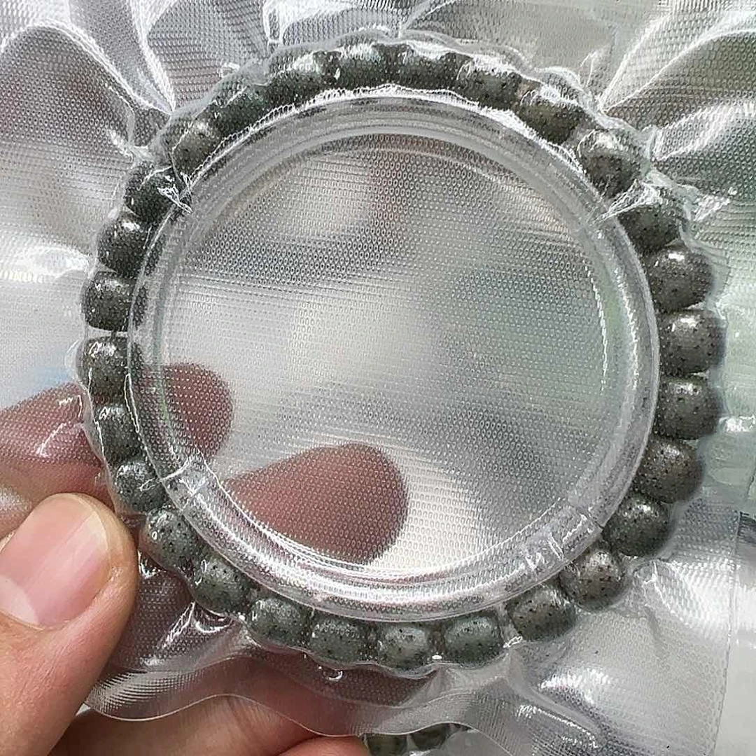 星月菩提手串42高端糯冰半臂河豚星月菩提绿87