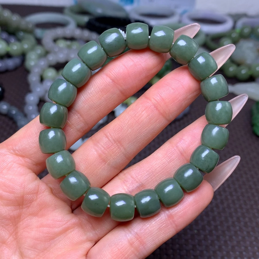 未镶嵌手串和田玉卡10