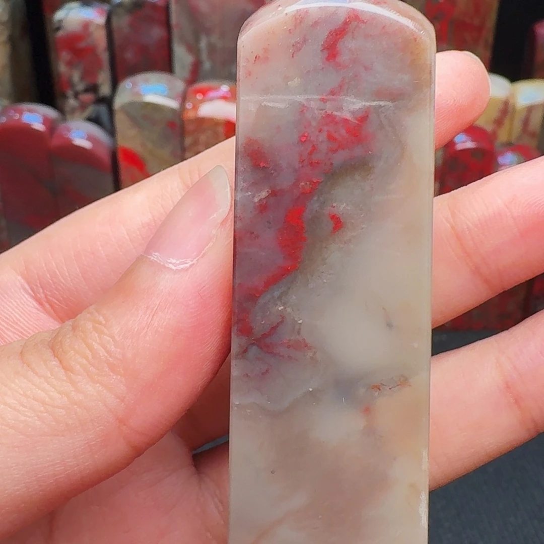昌化石印石精品昌化鸡血石