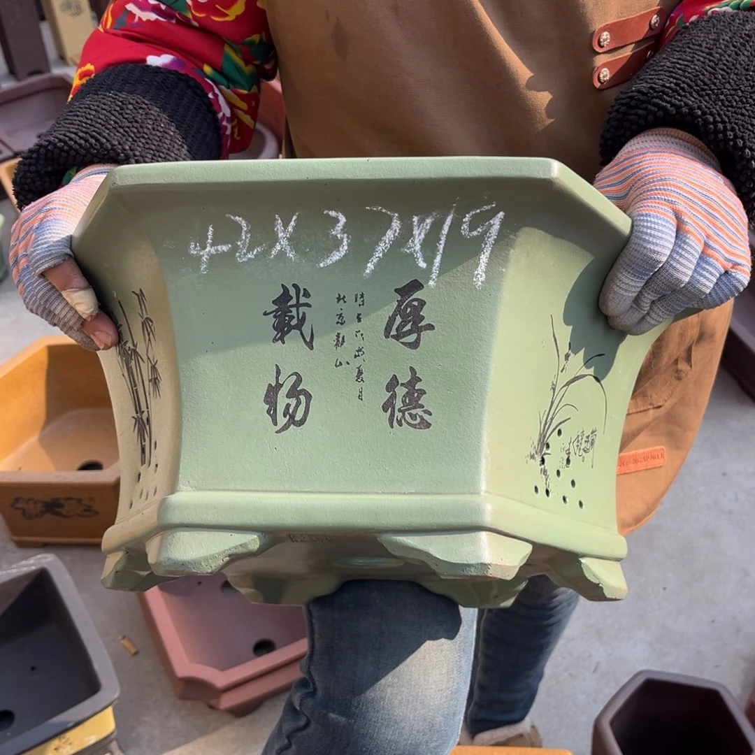 紫砂花盆盆景艺术