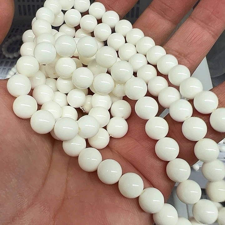 白玉菩提吊坠白色353