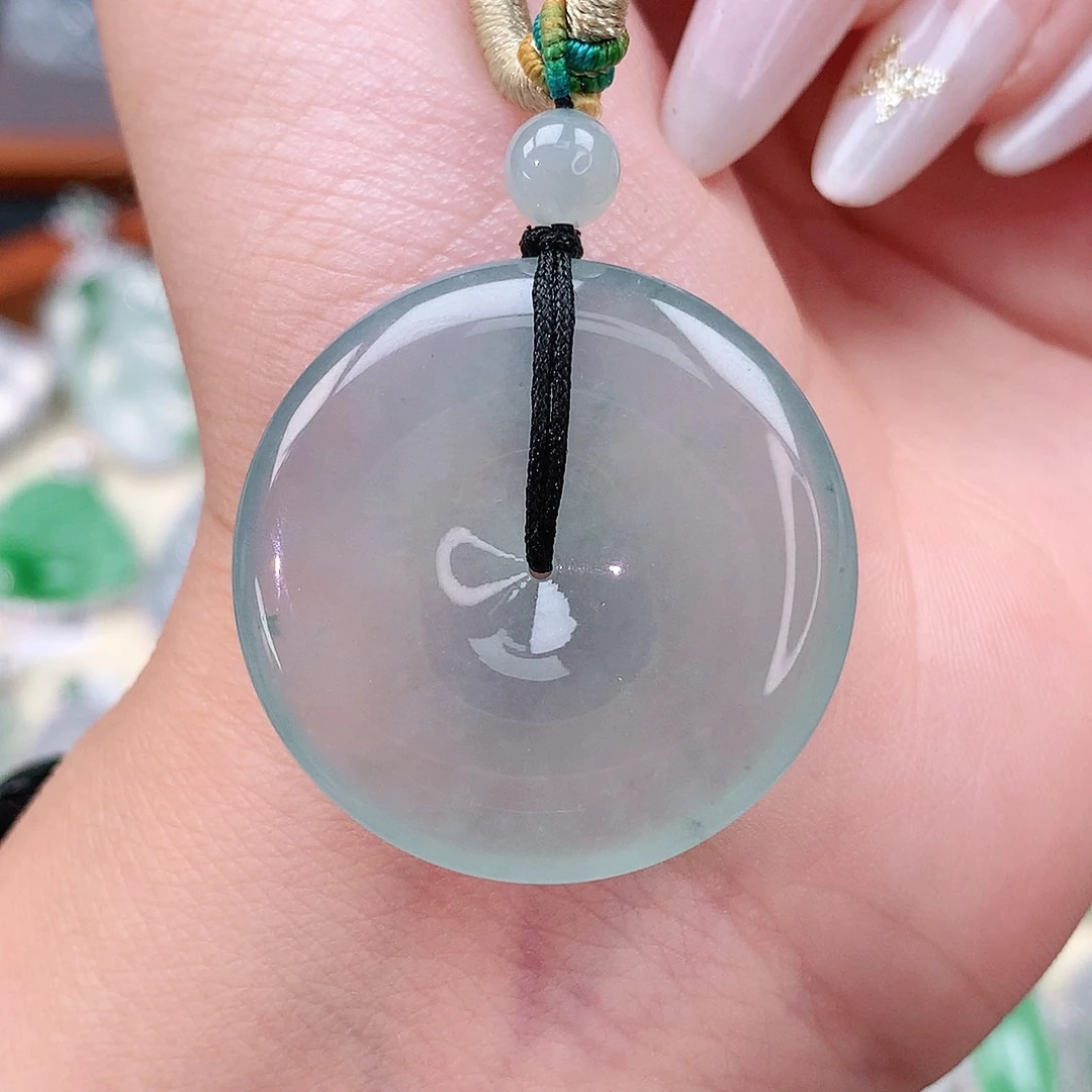 颈饰未镶嵌翡翠扣