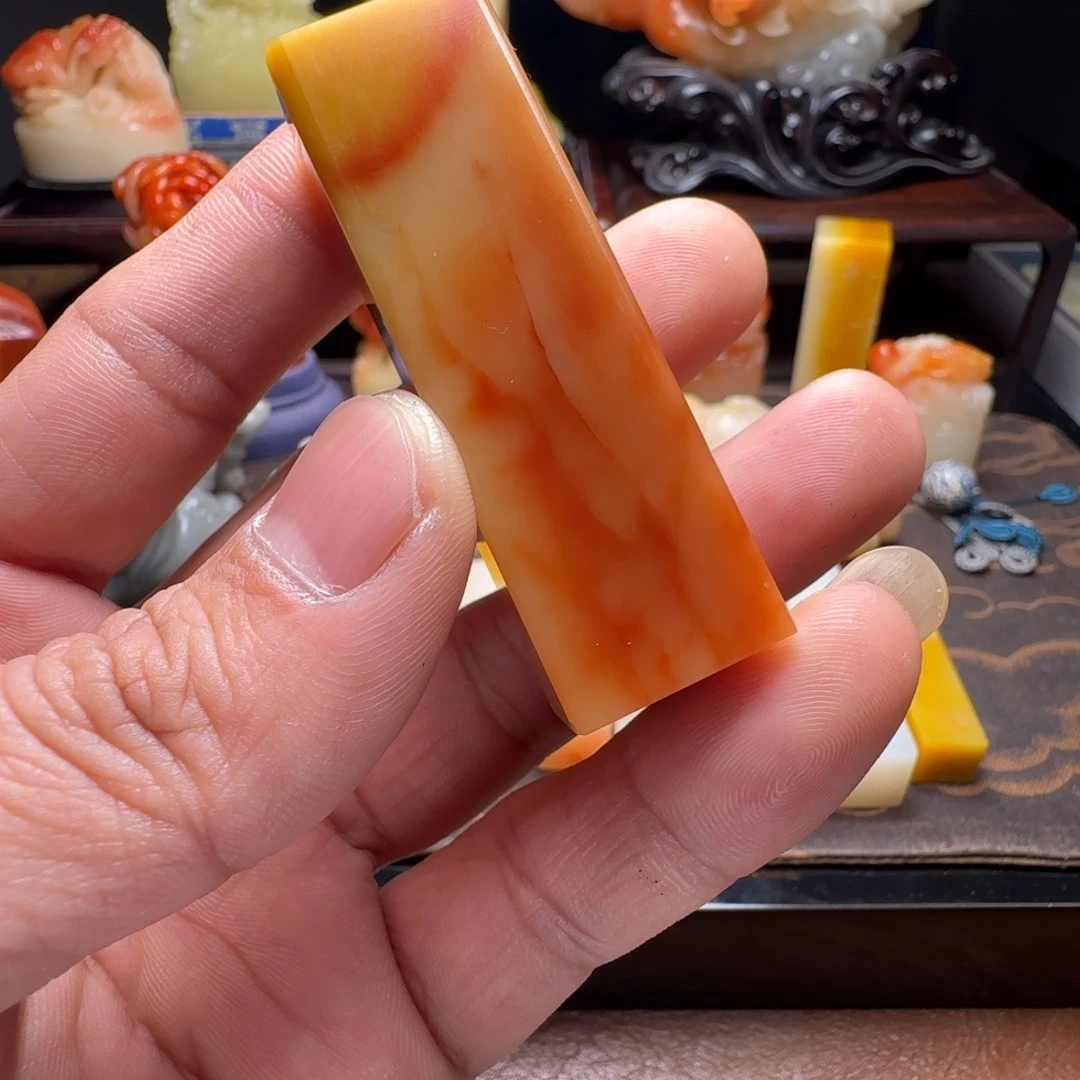 寿山石印石璞寿山芙蓉石