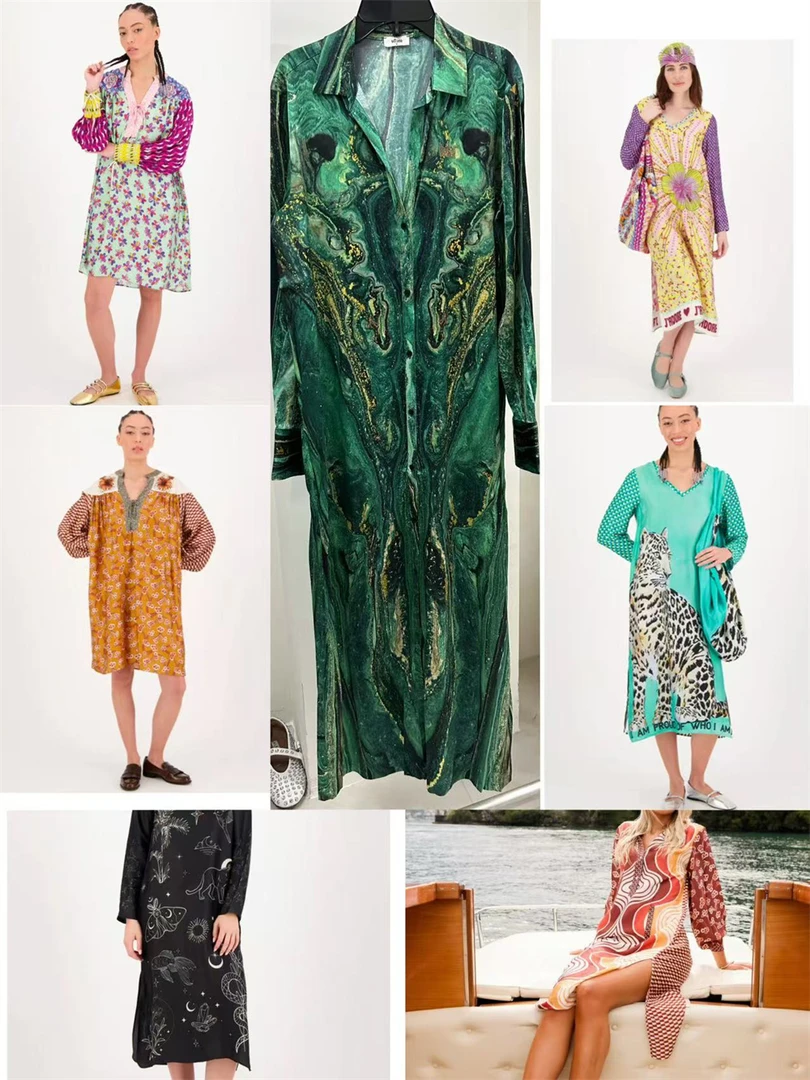 去度假呀！升级印花贵牌小系列连衣裙