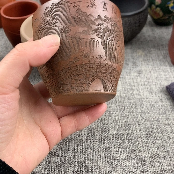 紫砂茶杯高端主人杯