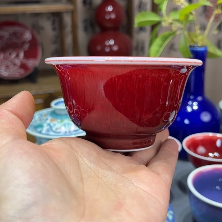 景德镇陶瓷压手杯