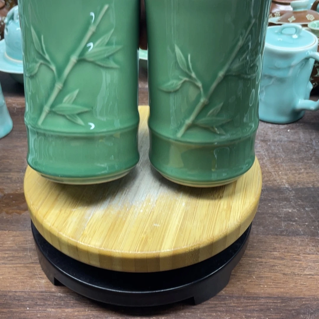 微瑕特价青瓷（笔筒青瓷